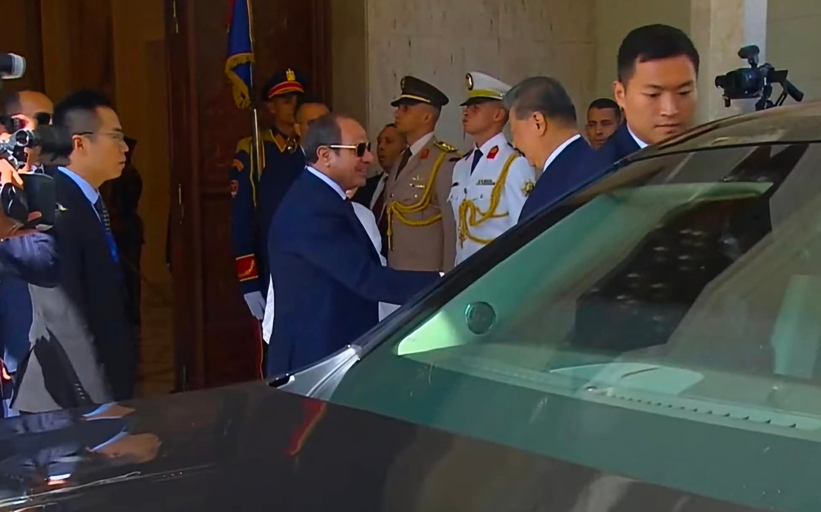 الرئيس السيسي أرحب بصديقي الرئيس الصيني شي جينبينج في مصر